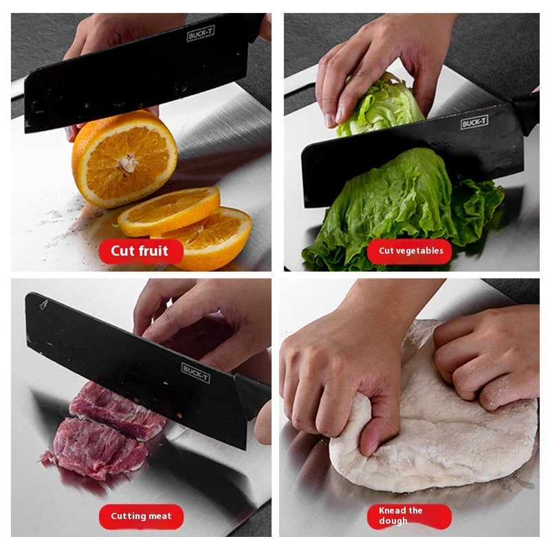 Kitchen Thickened Cutting Board Stainless Steel Cut Vegetables Meat Chopping Board Cooking Tools Anti-mold Cutting Boards Mat