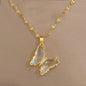 European And American Ins Crystal Zircon Butterfly Pendant Necklace 40f2bd89 6570 4fec 84a0 632282f3d167 879afa93 073c 4512 a
