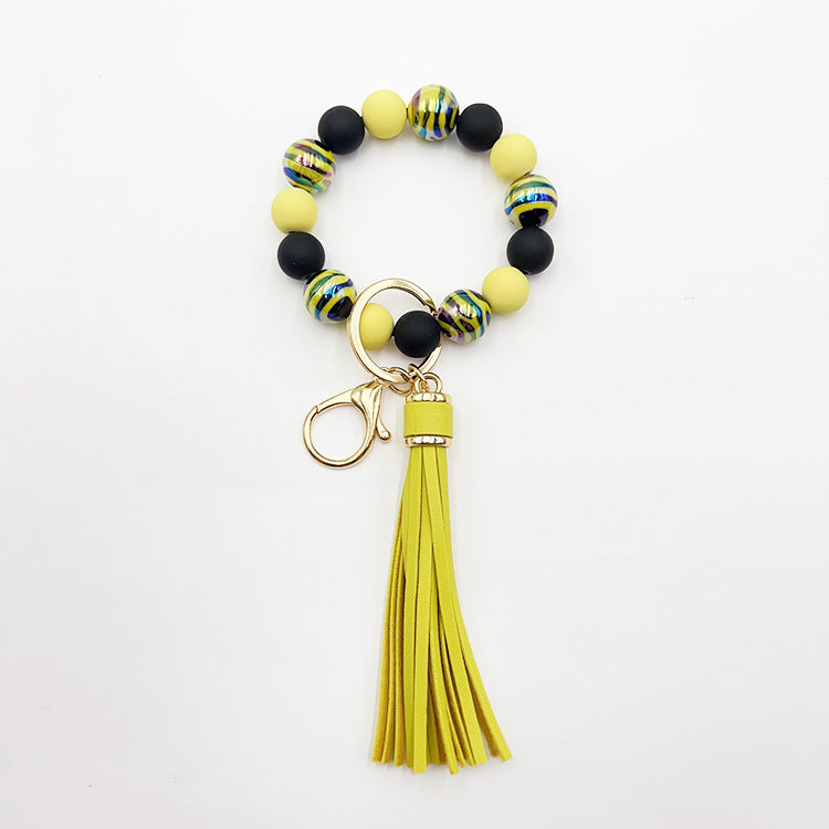 Handmade Beaded Bracelet Tassel Key Chain 40f8bb2f 9e97 4c21 9504 aa85025a5a0f