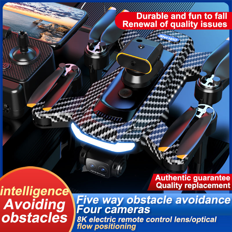 P17 Drone Automatic Return Brushless Obstacle Avoidance Remote Control High Definition Aerial Photography Optical Flow Quadco