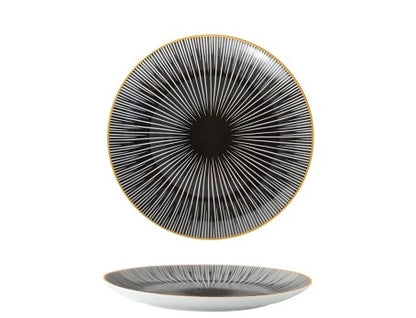 8-inch Nordic Style Geometric Series Ceramic Breakfast Plate Western Steak Flat Dish Plate Fruit Plate Decoration Hanging Plate - HD Wireless Product #12