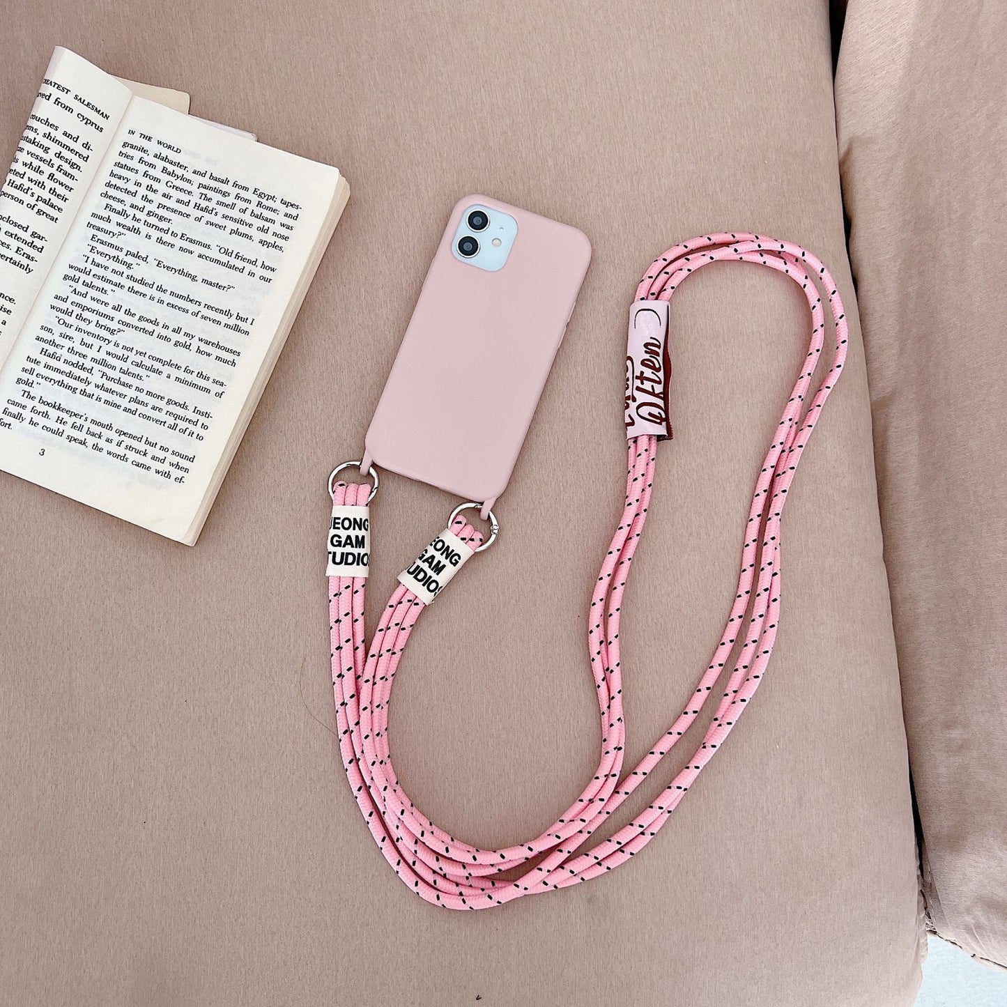 Long Diagonal Lanyard Liquid Silicone Phone Case 4108fa96 147f 4cbf 91aa 0faf432f9650