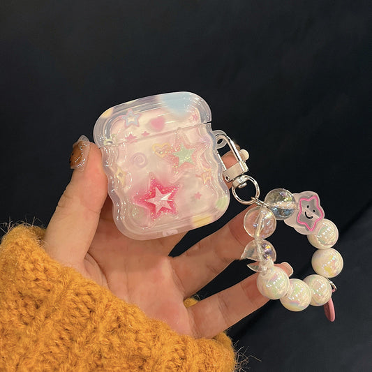 Han Maiden Sweet Girl Gradual Change Star Headset Protective Case 41094726 4376 4705 998f 12e123e16f65