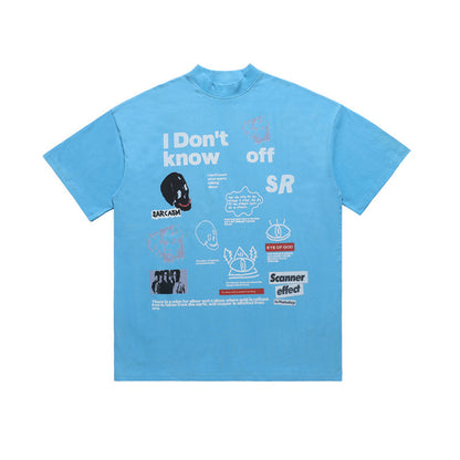 Fashion Loose Couple T-shirt Trendy I Dont Know 410f7668 d116 48e1 a68d 58cfc8942100