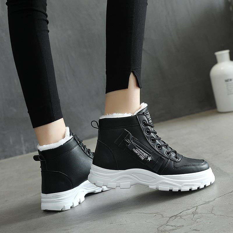 Short boots wild warm and velvet snow boots cotton shoes 41234447804