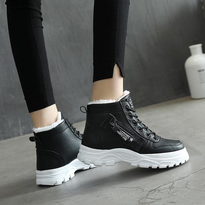 Short boots wild warm and velvet snow boots cotton shoes 41234447804