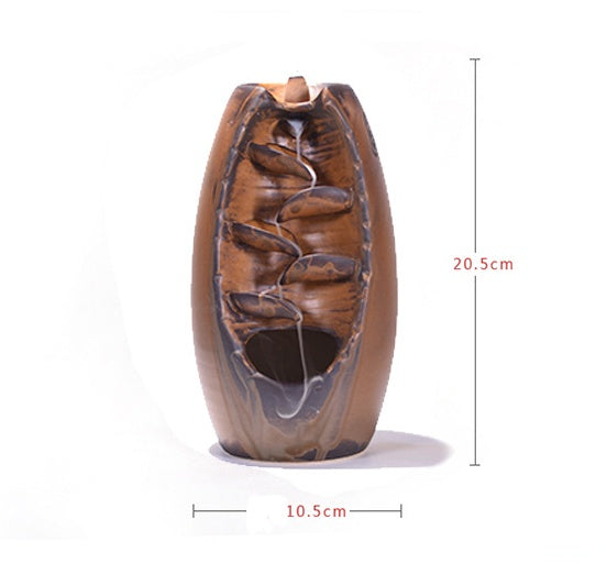 Multi-layers Ceramic Back flow Incense Burner 4129158029252