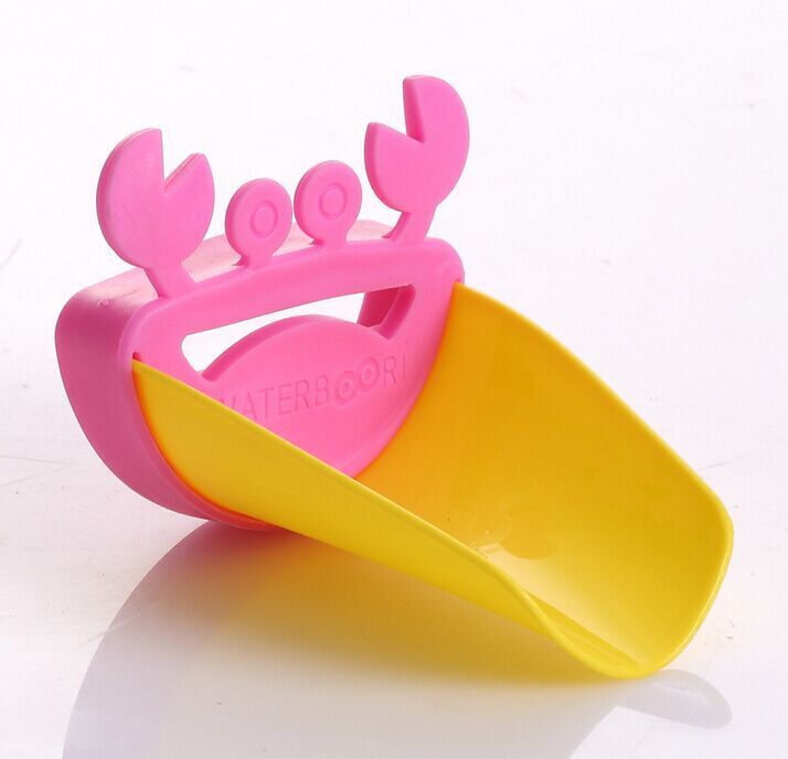 Children Bathroom Frog Crab Shape Faucet Extender Water-saving Cartoon Kids Wash-hand Faucet Extension Bathroom Accessories 4