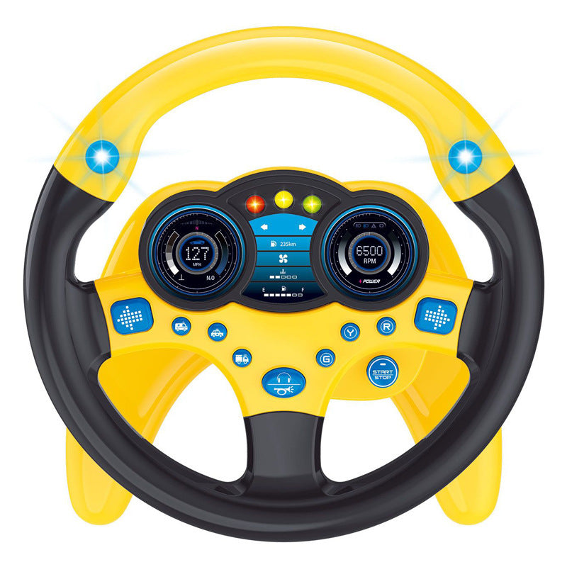 Co-pilot simulation steering wheel puzzle simulation toy 4136888276538