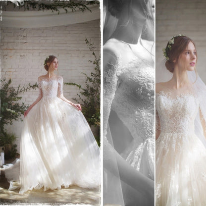 Wedding Dress Bride Lace Sleeves Dress 4137812759 1896326113