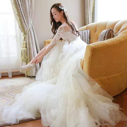 Wedding Dress Bride Lace Sleeves Dress 4138666122 1896326113