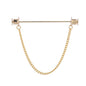 Metal Chain Tassel Pin Men's Shirt Bar Shaped Pin Suit Collar Pin Collar Buckle Accessories 41456a9e 7889 4526 8cff e000d6d84