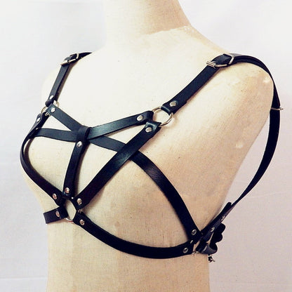 Punk Personality Multi-ring Rivet Chest Strap 414a49b6 6d9d 4e7f 80d5 ae018d02fdb8
