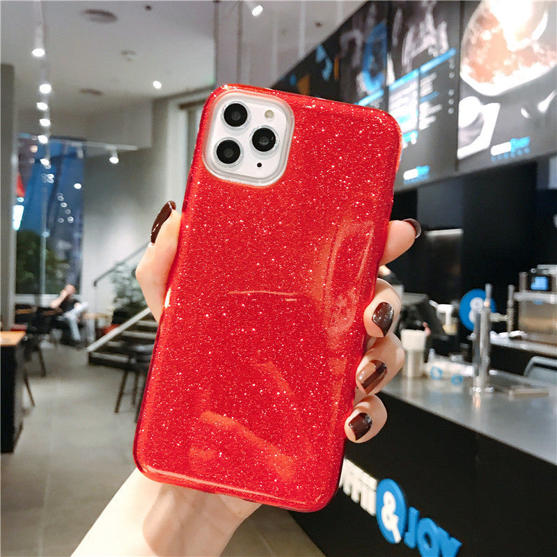 Compatible with Apple, Glitter Bling Silicone Case for iPhone 4150851657016