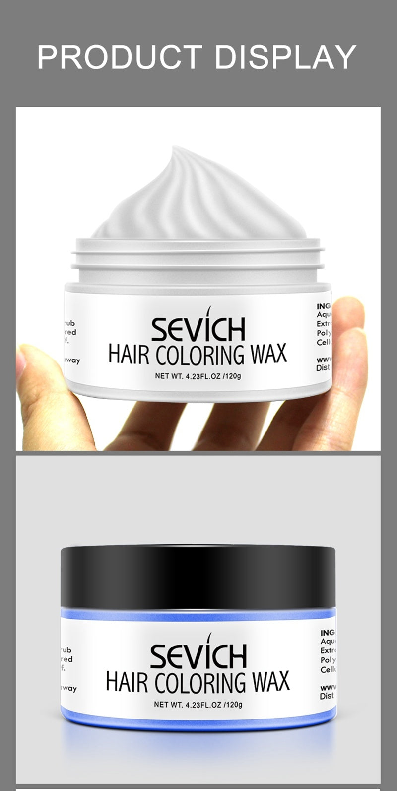 Disposable colored hair mud 415304634917