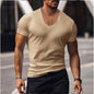 Men's Coat Solid Color Casual V-neck 415ad143 7a03 4588 9099 68b9242a18bc