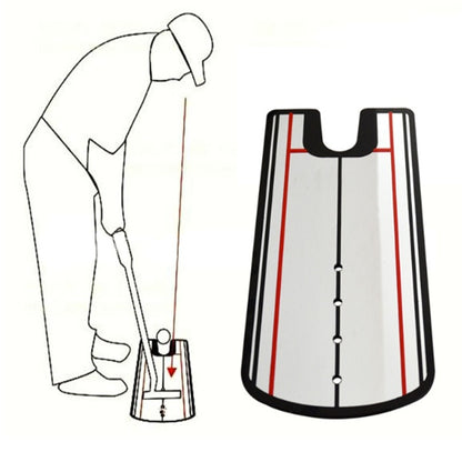 Golf putter posture correction mirror 416130183961