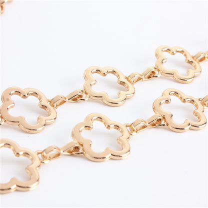 Metal Waist Chain Accessories Flower Thin Belt 4161b502 4522 4b8a a1a2 7d1e360f4ce7