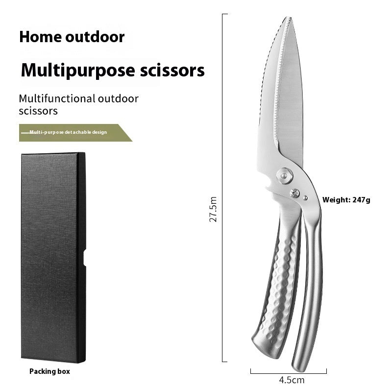 Stainless Steel Kitchen Scissors Shear Dual-purpose Strong 4161ce18 3c31 48c7 8137 f1b853b1f0c5 trans