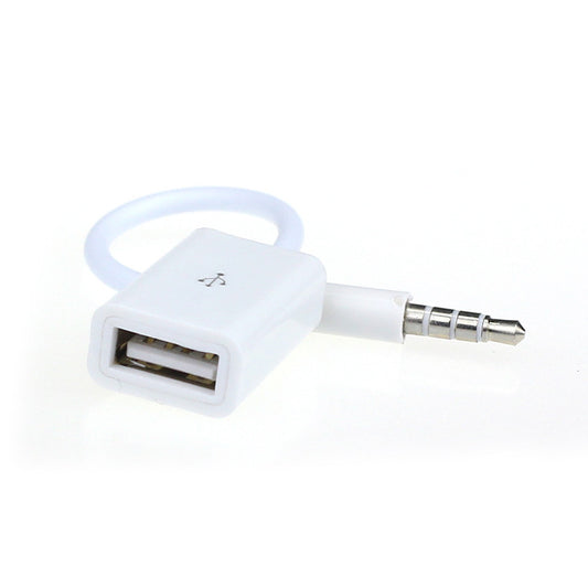 USB To 3.5MM U Disk Cable 12V Car CD Player AUX Car Audio Adapter Cable 416b9598 99c4 4ea2 82eb 90a7722f4303