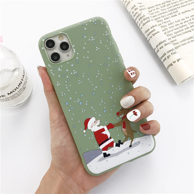 Christmas snowman elk phone case 417419128349