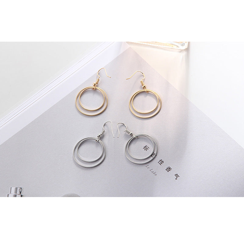 Metal Double-layer Geometric Small Circle 417efc3b d5ab 49a2 95ed 3335740707b0