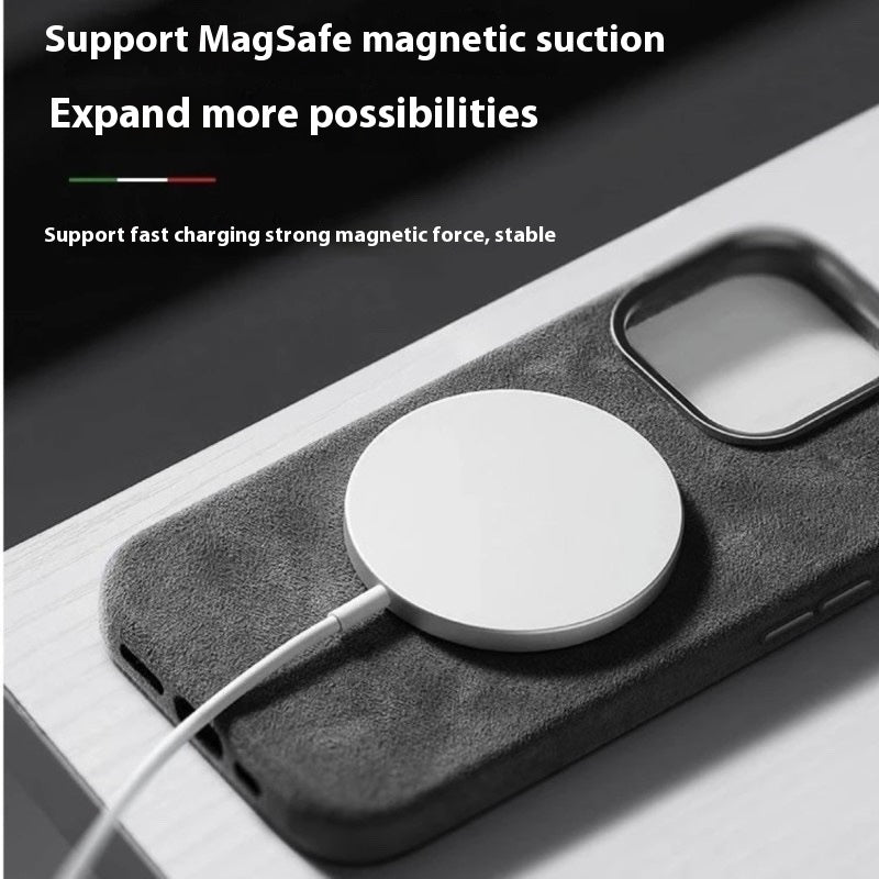 Alcantara Suede Phone Case Magnetic All-inclusive Men And Women 4192e309 14f0 4c6c b96f a1dad78c6e41 trans