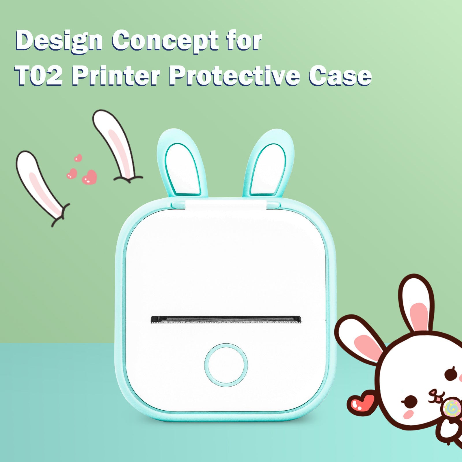 Mini Photo Portable Printer Silicone Case 4198f8d8 e8d1 45b5 8b77 e8aebc5c15f6