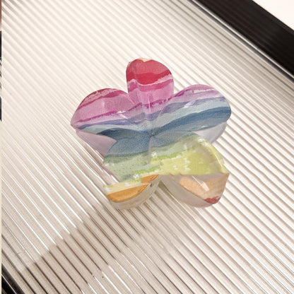 Korean Fashion Gradient Flower Hair Clip Creative Marble Pattern 4199a58d 3bf7 42ad 8714 7d6bda42bb01