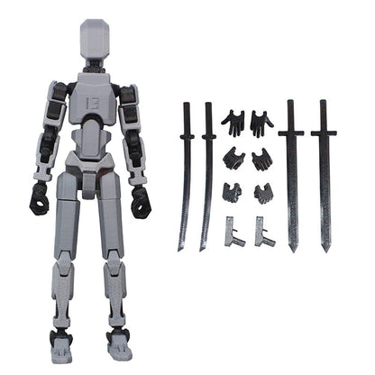 3D Printing More Than Movable Joint Doll Lucky 13 Full Body Movable Robot - HD Wireless Product #11