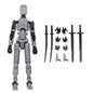 3D Printing More Than Movable Joint Doll Lucky 13 Full Body Movable Robot - HD Wireless Product #11