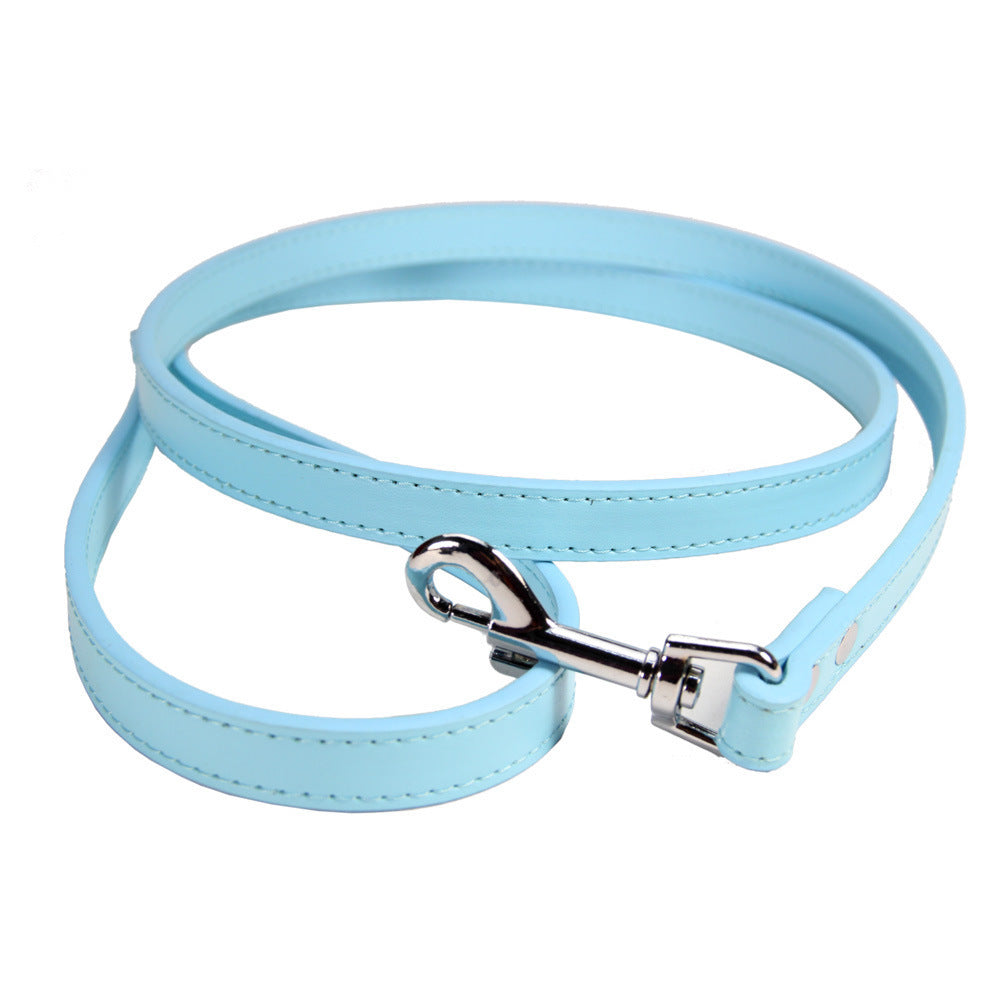 Pet Leash Cat PU Leather Dog Chain 41b38591 015f 4c1f bcba bb857954a228