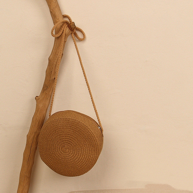 Solid Color Straw Phone Bag For Women 41b902e2 4912 4bd6 bbca 3ca011aa5f20