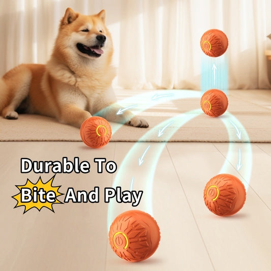Pets Electric Jumping Ball Automatic Dog-teasing Luminous Pet Products Pets Dogs Training Products Ball Toys For Dogs Resista
