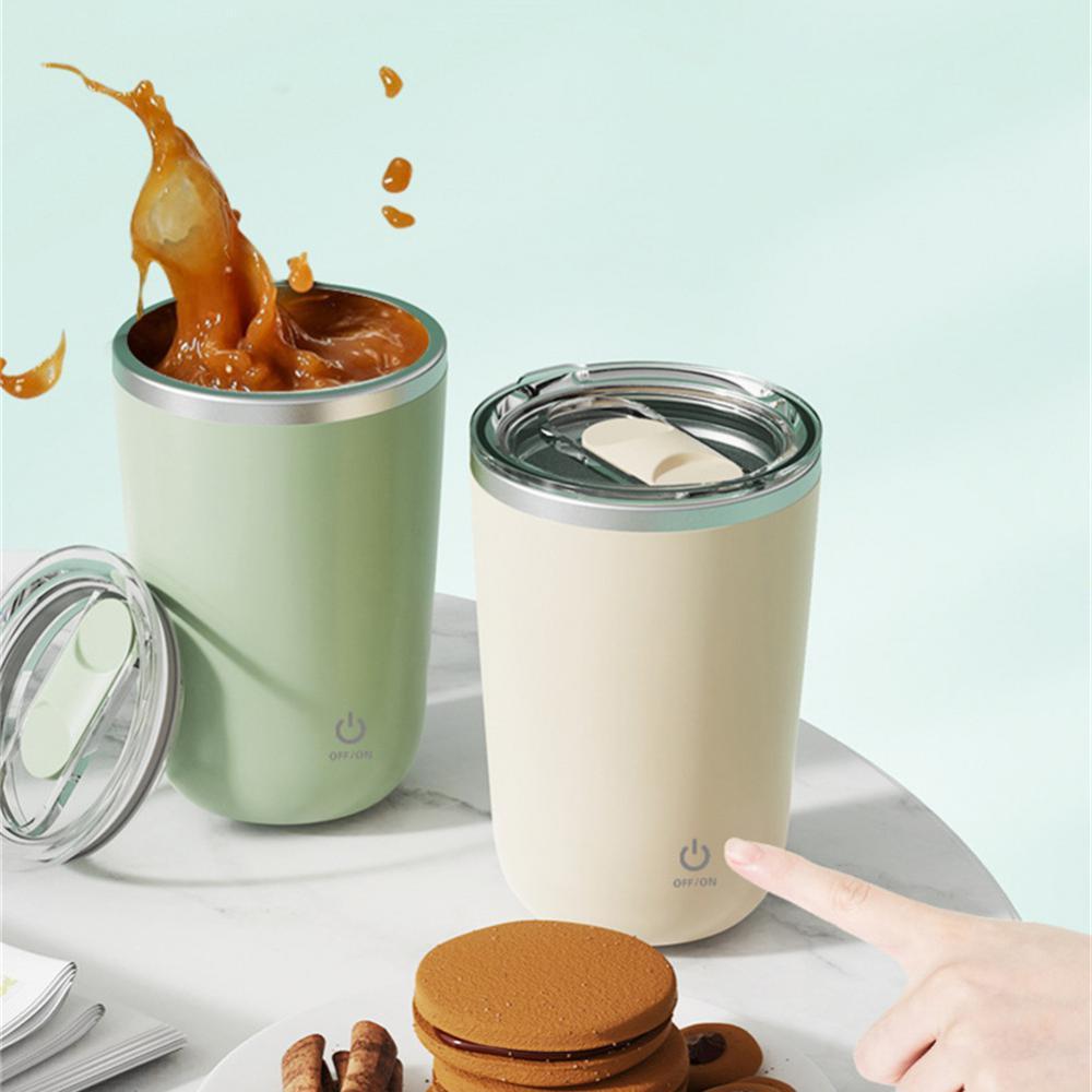 350ml Automatic Self Stirring Mug Coffee Milk Juice Mixing Cup Electric Stainless Steel Lazy Rotating Mug Magnetic Stirring Cup Kitchen Gadgets - HD Wireless Product #2