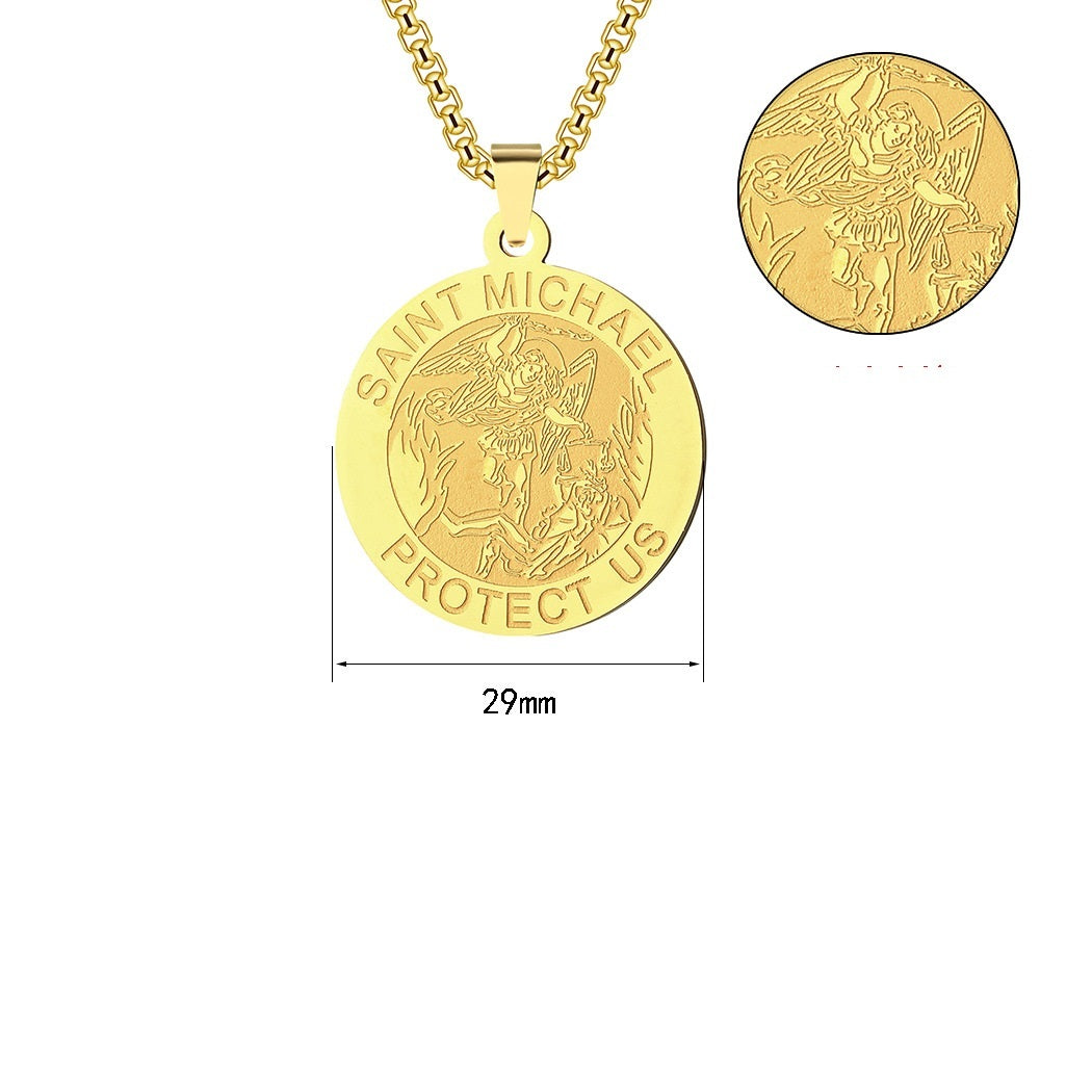 Medal Necklace Gold And Silver Michael Necklace 4202fde2 6e70 431c 86df c1560d35d844