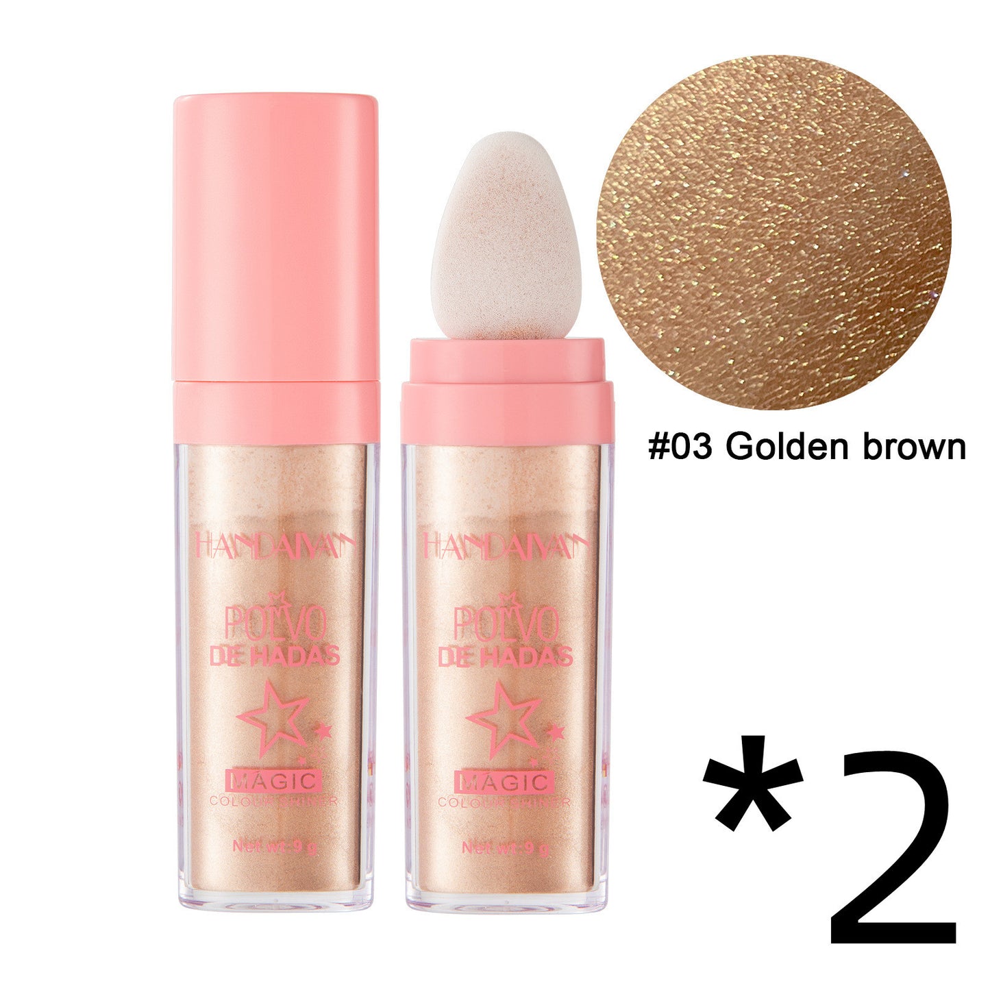 Fairy Highlight Pat Full Body Highlight Brightening Natural Three-dimensional Repair Blush Cross-border Makeup Supply 4203854