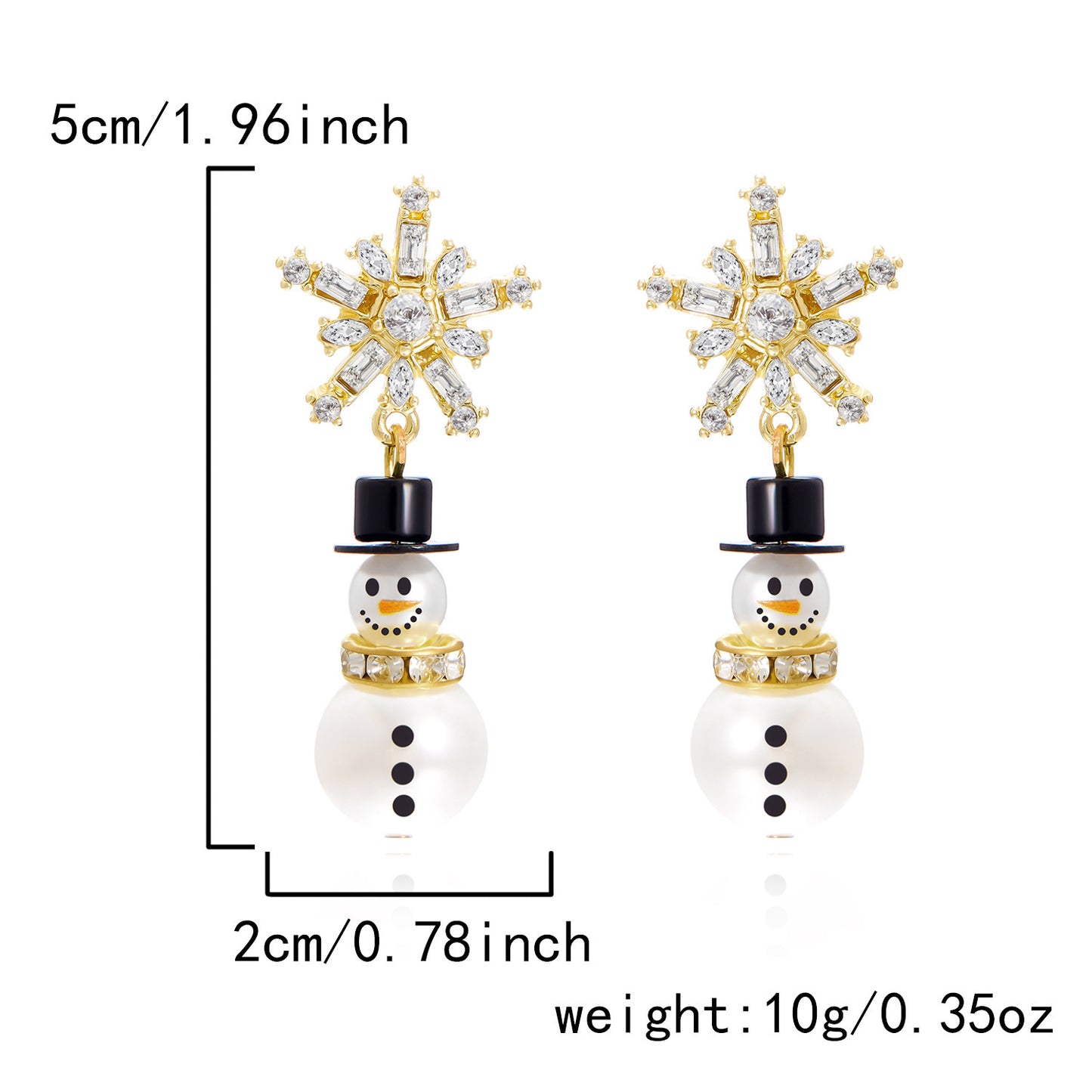 Women's Fashion Christmas Snowman Pendant Earrings 420b93a0 2bd6 490b ae10 1f15960f8f56