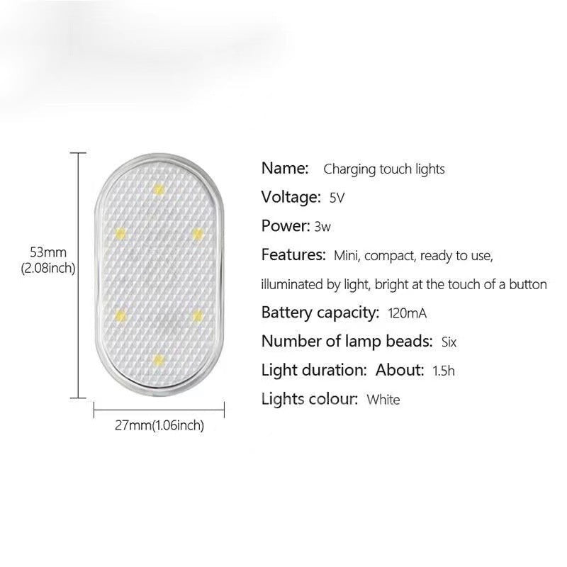 Atmosphere Light Touch Interior Retrofitting Tail Light Car Induction Reading Night Lamp LED Modified Light 4210078c 6f65 4b7