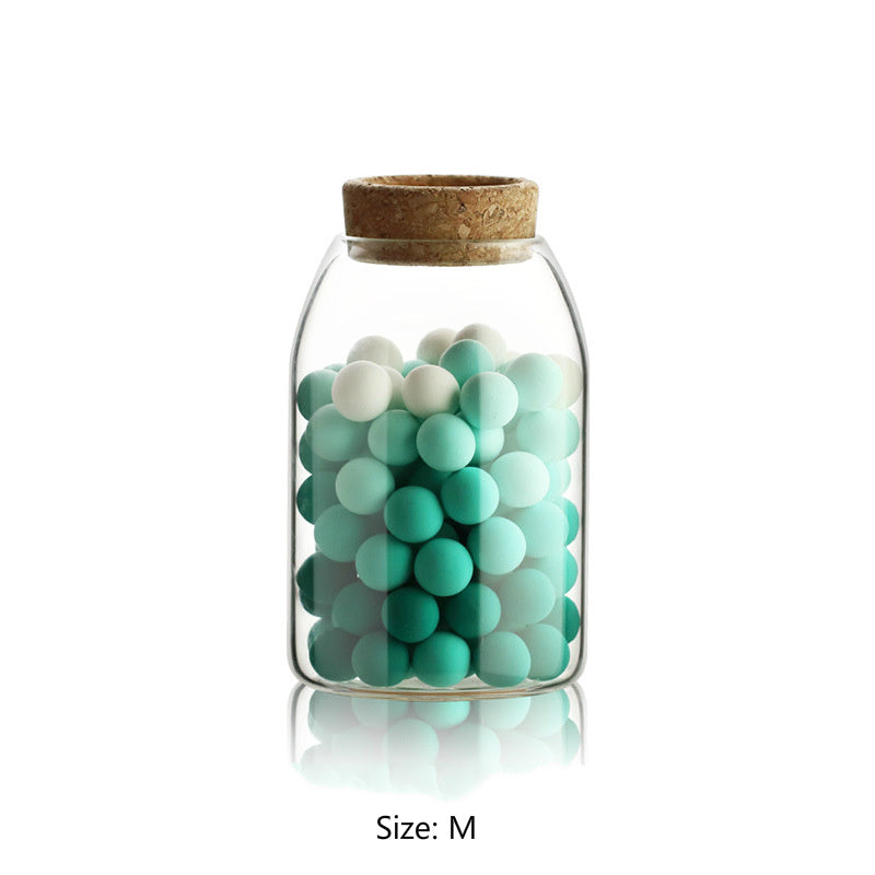 Kitchen food storage tank transparent glass sealed jar 4221448545128