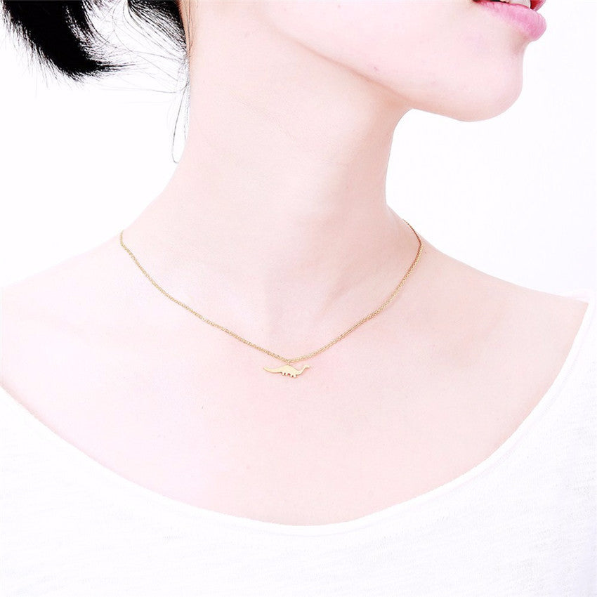 Ladies Men's Tattoo Necklace Jewelry Stainless Steel Chain Dragon Neck 4231632472956