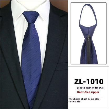 Men's Formal Wear Business Zipper Tie-free 4231c733 4a9c 40a3 863d acfe39735801 trans