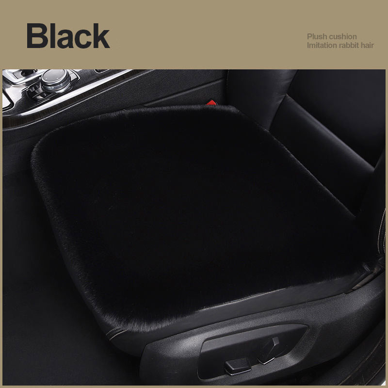 Car Seat Winter Plush Single Seat Square Cushion 424fbe8f 273b 4322 816f 4d9a7864d409