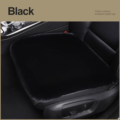 Car Seat Winter Plush Single Seat Square Cushion 424fbe8f 273b 4322 816f 4d9a7864d409