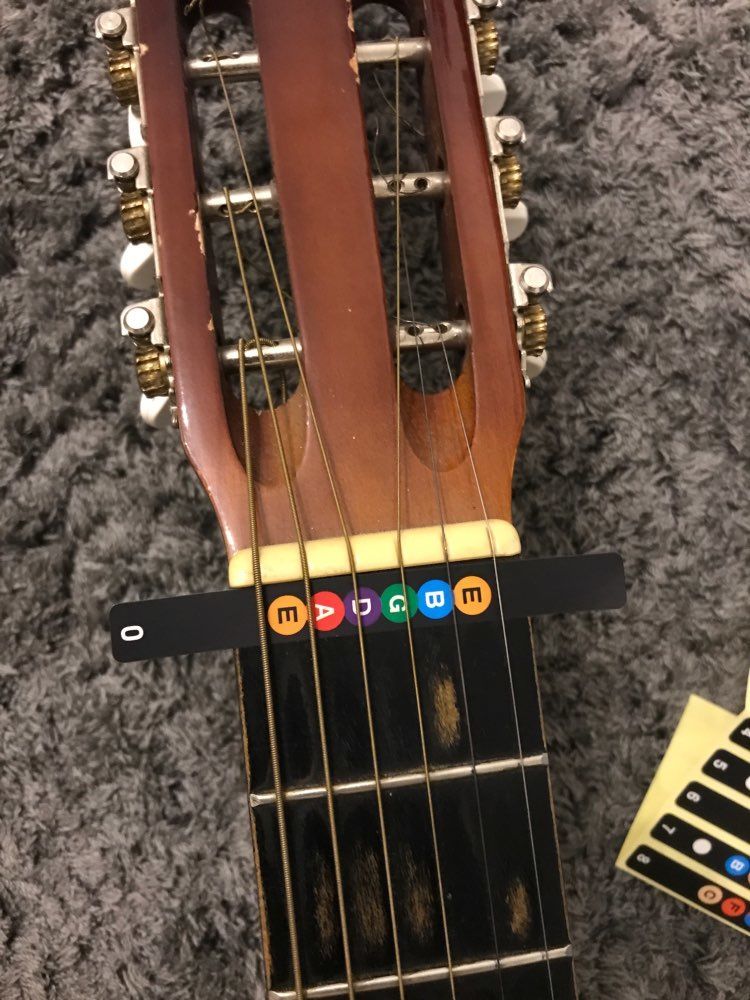 Guitar Fretboard Sticker Notes Map Labels Sticker Fingerboard Fret Decals for 6 String Acoustic-Electric Guitar - 图片 3