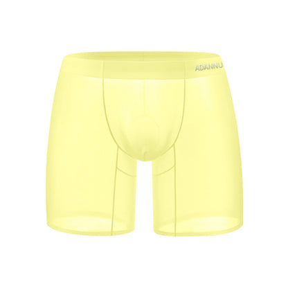 Transparent Ultra-thin Ice Silk Men's Boxer Sports Short-length Pants 42534471 8131 4d41 95d8 44b182d24643