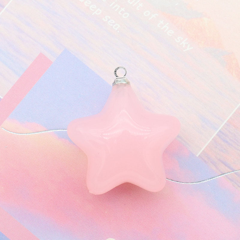 Acrylic Color Jelly Candy Color Three-dimensional Five-pointed Star Pendant 42753430 3477 4695 9dc4 10a6b7a44c00
