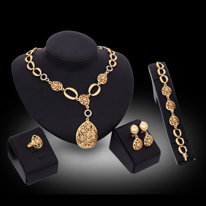 Jewelry Fashion Necklace Earrings Bracelet Ring Four Piece Jewelry Set 42782640 0bc9 4f7b a70a 2411df200d5d 893e1611 11af 4c9