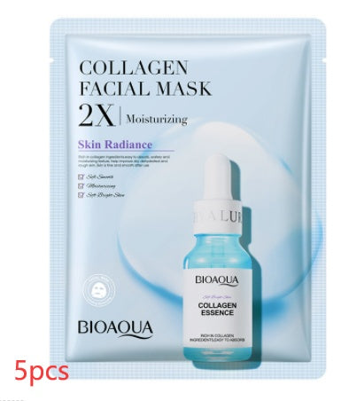 Collagen Face Mask Moisturizing Firming Face Sheet Mask Hyaluronic Acid Facial Masks Beauty Skin Care Gel Skin Care 428e9e97 