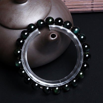 Natural obsidian bracelet 429275028336